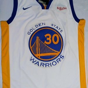 NBA Authentic GS Warriors Steph Curry jersey.